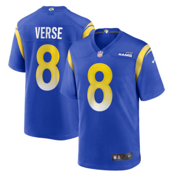 Men Los Angeles Rams #8 Verse blue 2024 Nike Limited NFL Jersey->los angeles rams->NFL Jersey